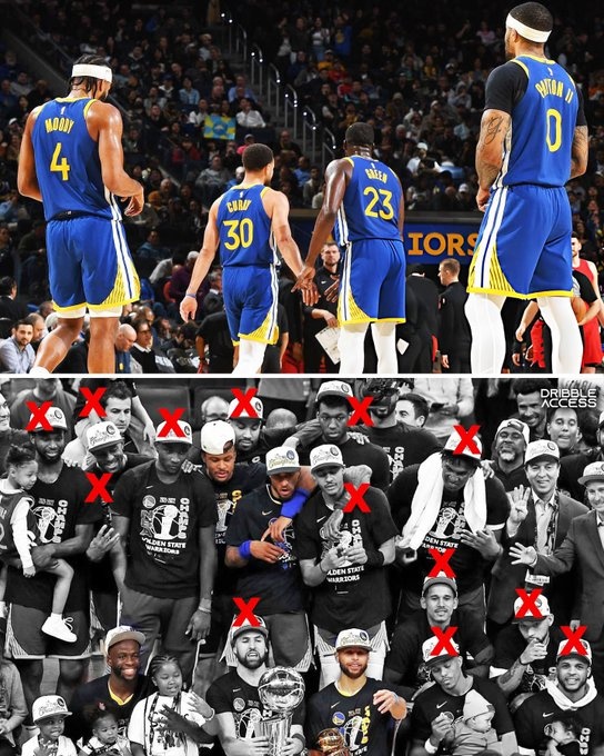 世界杯赛事直播平台-时过境迁!22年勇士夺冠阵容现今只剩4人:库里 追梦 穆迪 小佩顿